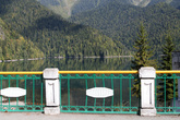 Вид с моста на озеро Рица