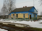 Здание вокзала на станции Теребень