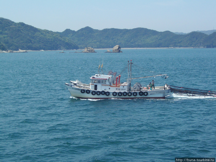 Рыбалка у побережья Комацусима, Япония