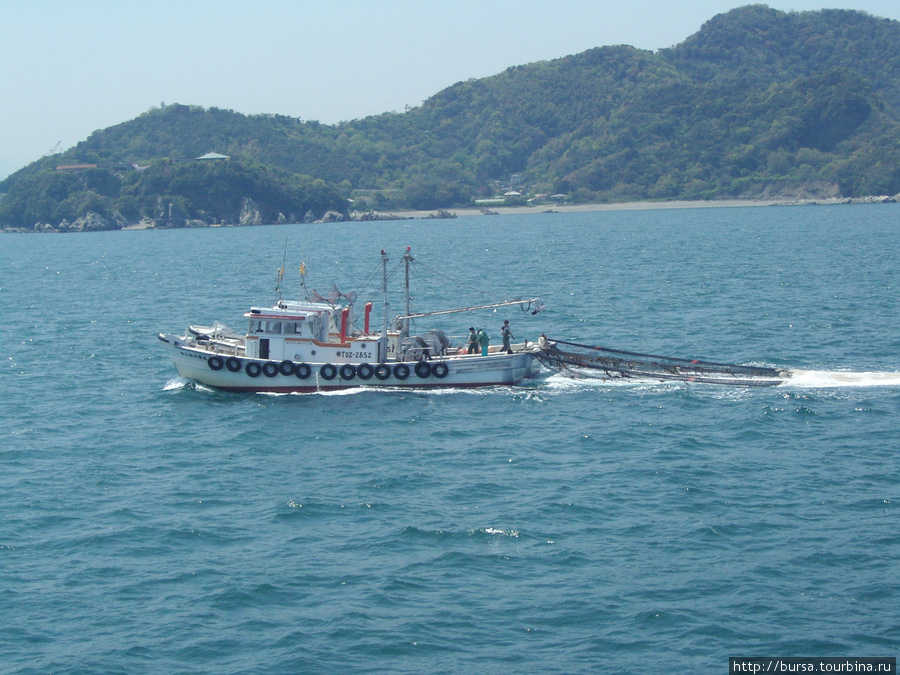 Рыбалка у побережья Комацусима, Япония