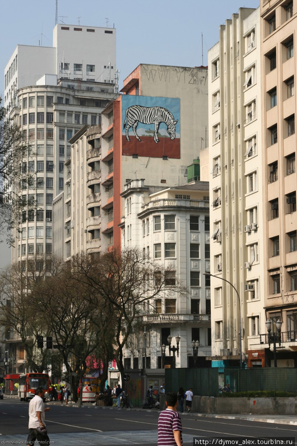 Городские рисунки Сан-Паулу, Бразилия