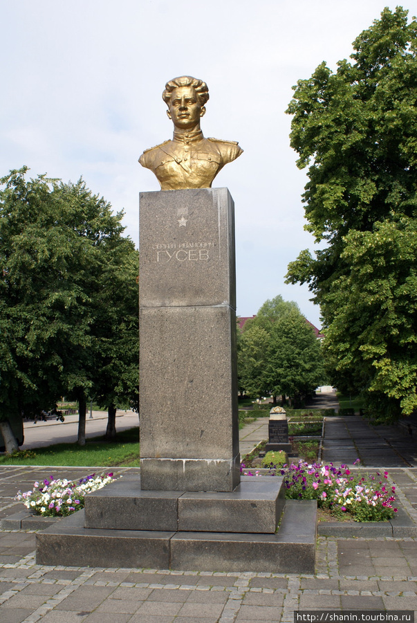 Памятник Гусеву в Гусеве Гусев, Россия