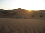 Закат в пустыне.