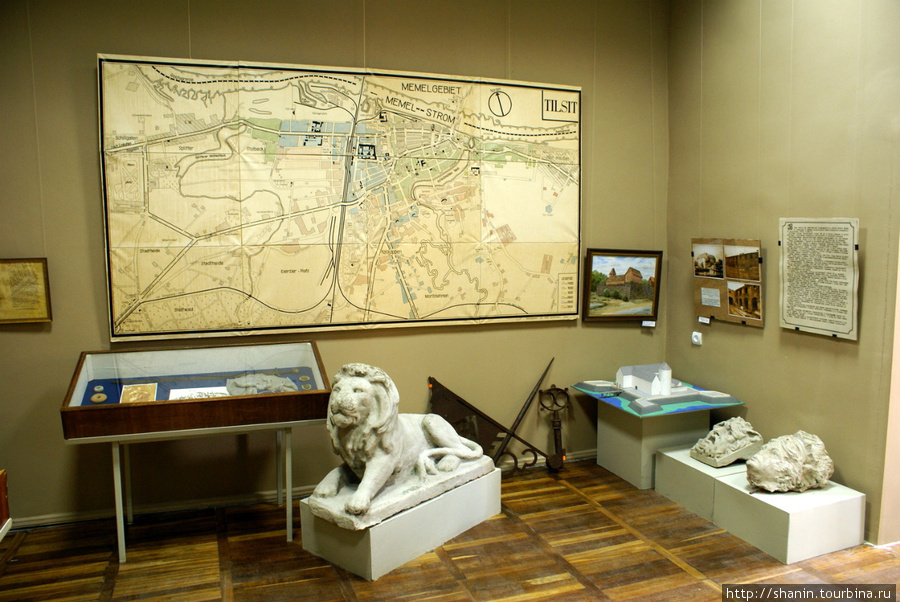 В Музее истории города в ТИльзите Советск, Россия