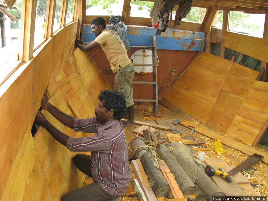 Ремонт судна Кайтс, Шри-Ланка