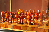 Янтарные шахматы в Музее янтаря в Калининграде