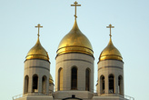 Купола собора Христа Спасителя в Калининграде
