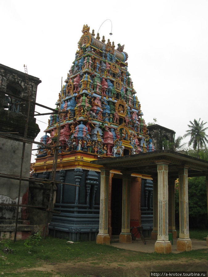 Индуистские храмы при тамилах сохранялись в приличном виде Северная провинция, Шри-Ланка