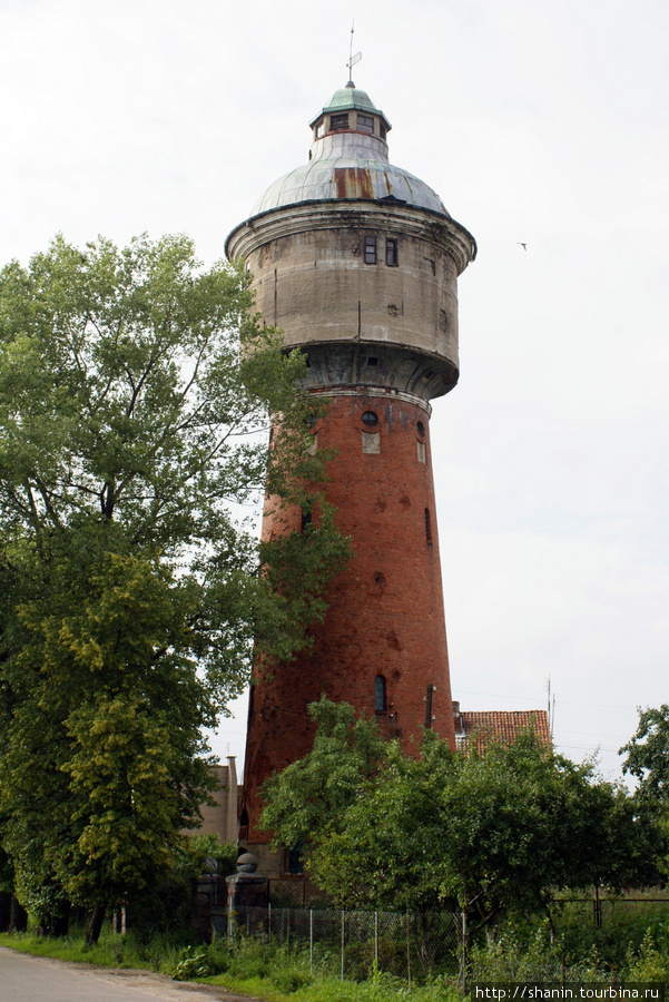 Водонапорная башня 1907 г. в Полесске Полесск, Россия