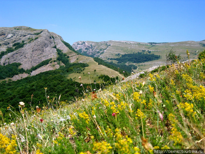 На горных велосипедах около Алушты Алушта, Россия