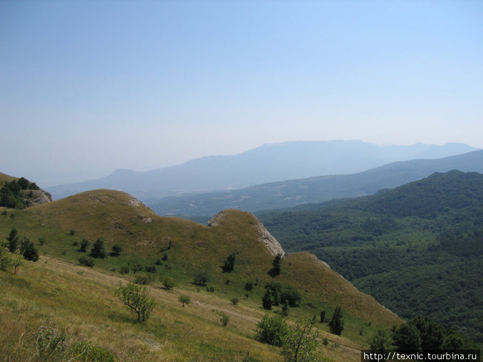 На горных велосипедах около Алушты Алушта, Россия