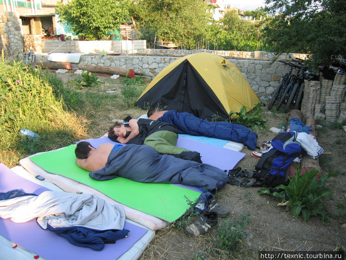 А так мы спали в самой Алуште Алушта, Россия