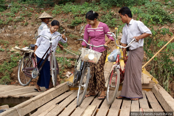 Велосипедисты Мьянма