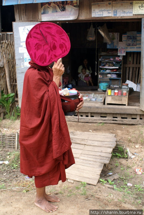 Стеснительный монах Мьянма