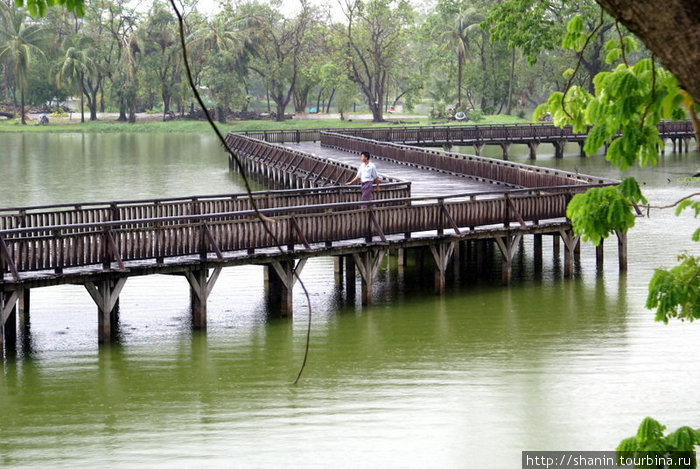 Длинный деревянный мост Янгон, Мьянма