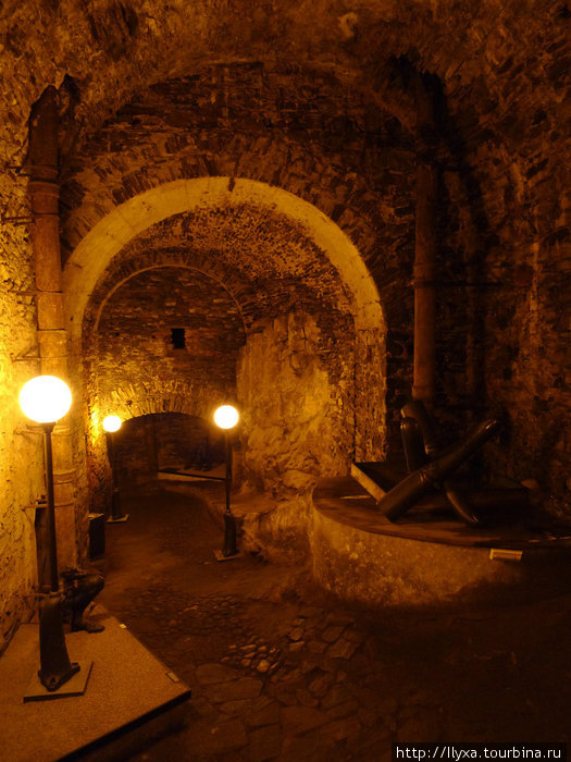 Чешский Крумлов Подземелья замка Чехия