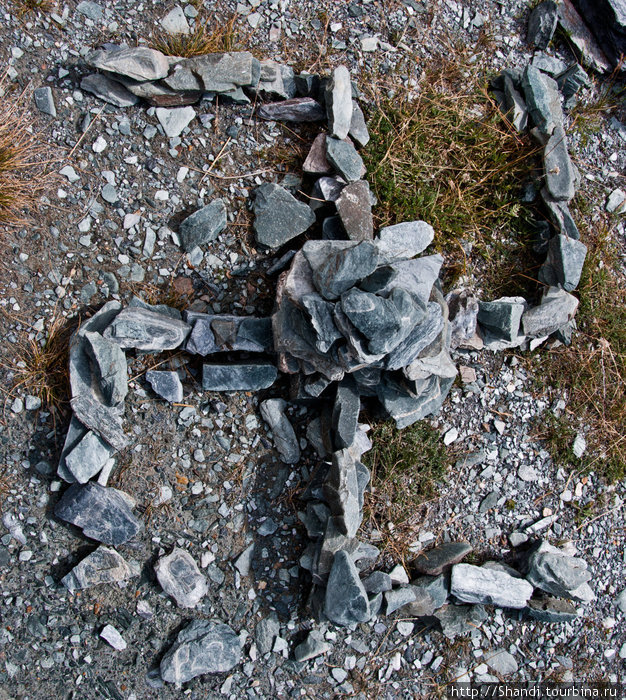 Свастика в каменном городе Республика Алтай, Россия