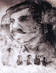 На скале рядом с Жигулёвском было изображено лицо вождя, чтоб было видно из далека. После смерти Сталина эту скалу взорвали.