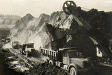 Местные горы стали источником строительного сырья.
