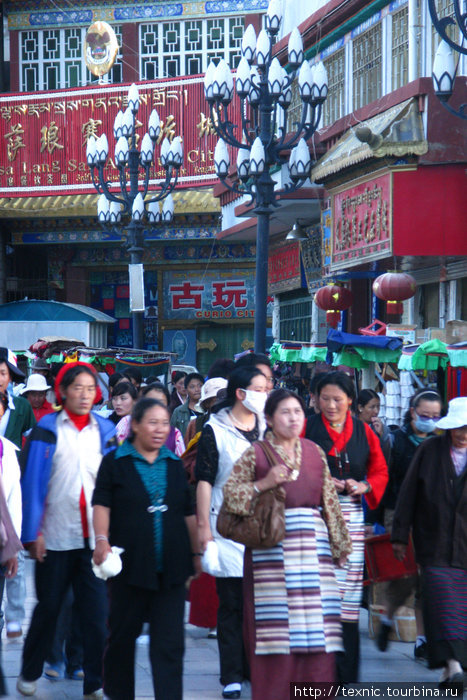 Бархор стрит Лхаса, Китай