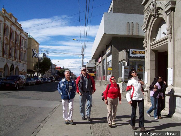 Прогулка по городу Пунта-Аренас, Чили