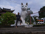Кучинг, статуя кота