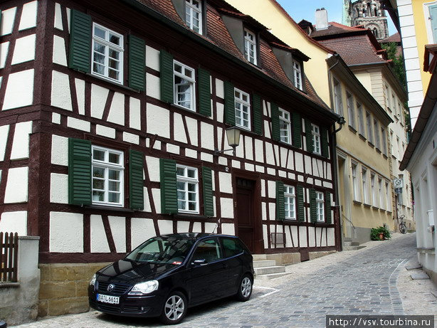 На средневековых улочках Бамберга Бамберг, Германия