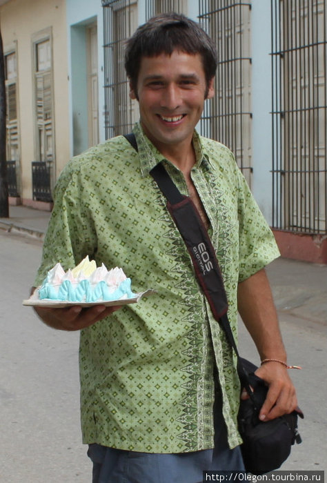 Торт ко дню рождения Куба