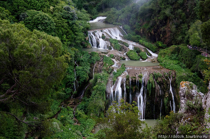 Мраморный водопад (Cascata Delle Marmore). Терни, Италия