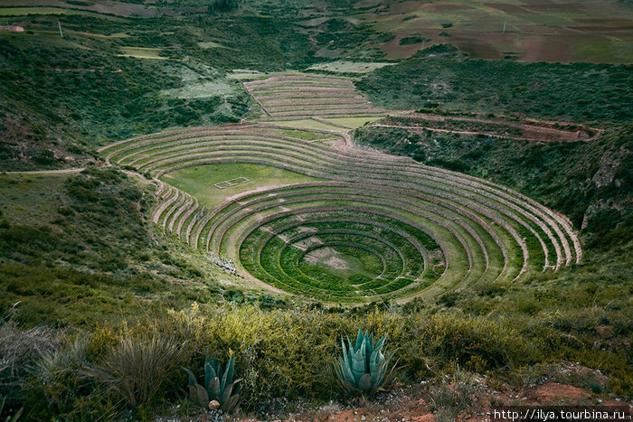 Инкские сельскохозяйственные террасы, Морай. Марас, Перу