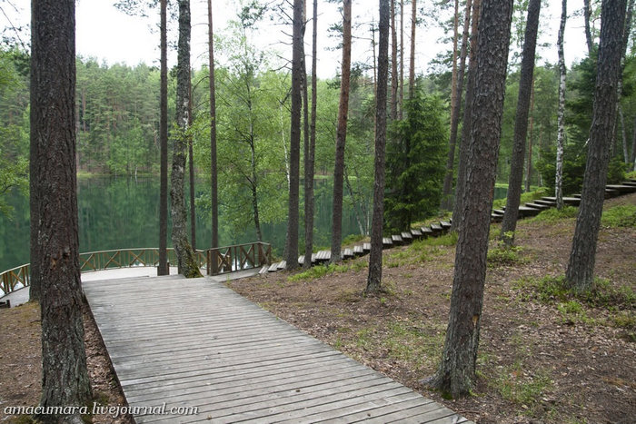 Озеро Черток Аглона, Латвия