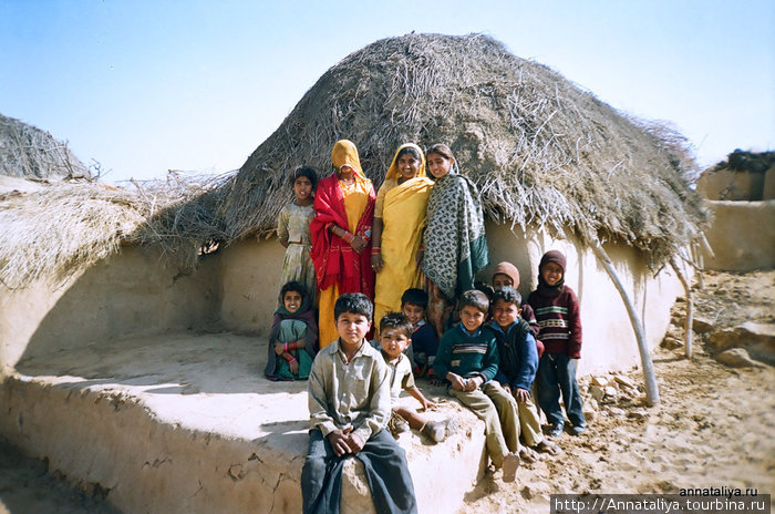 Жители пустыни Тар Джайсалмер, Индия