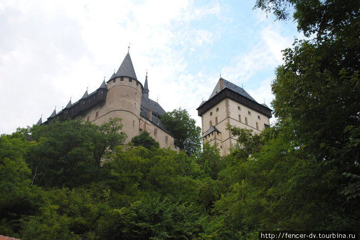 Замок по настоящему большой Карлштейн, Чехия