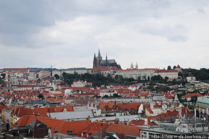 Крыши старой Праги Прага, Чехия