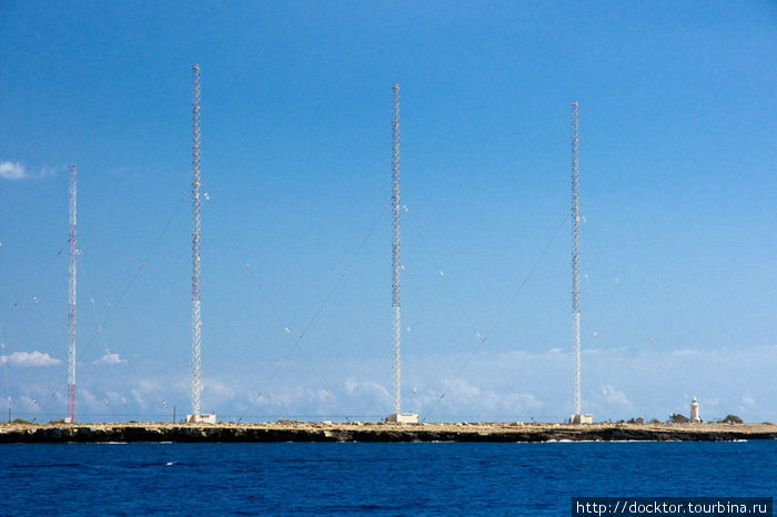 Британские радиовышки на мысе Греко Айя-Напа, Кипр