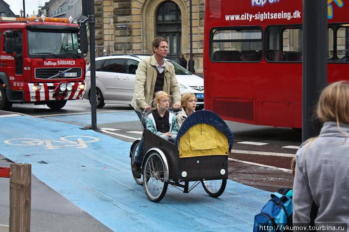 Копенгаген: люди и велосипеды Копенгаген, Дания