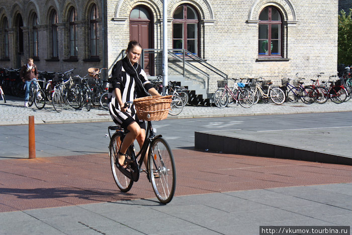 Копенгаген: люди и велосипеды Копенгаген, Дания