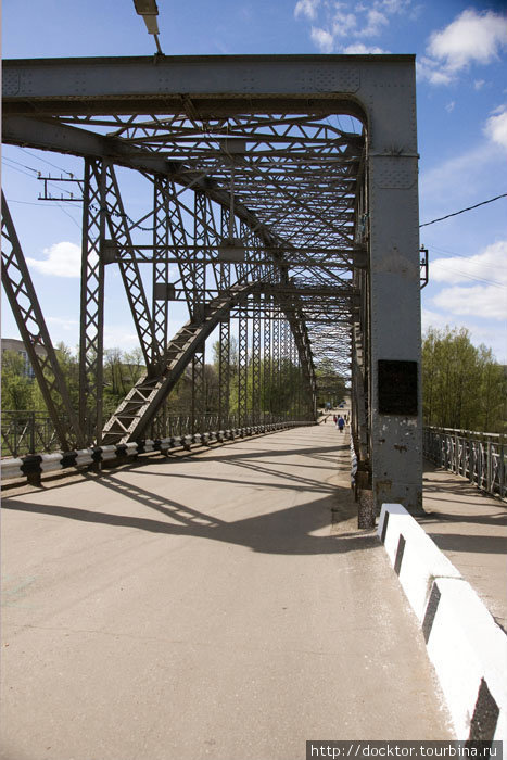 Боровичи, мост через Мсту Боровичи, Россия