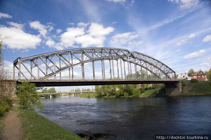 Боровичи, мост через Мсту Боровичи, Россия