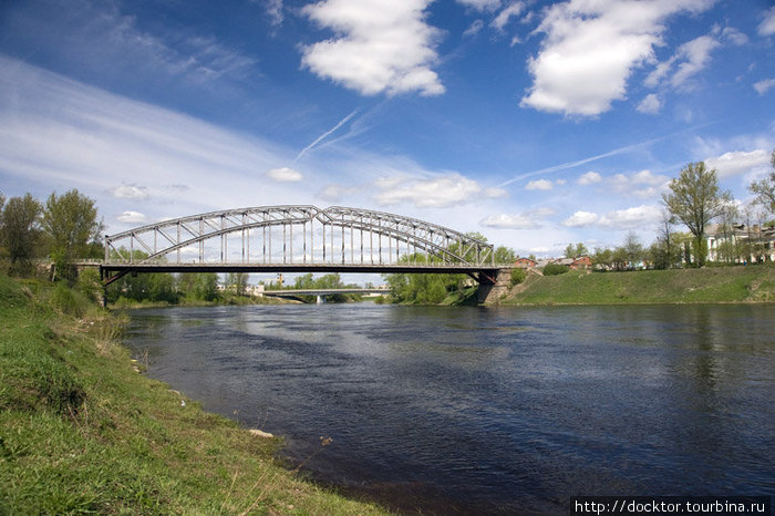 Боровичи, мост через Мсту Боровичи, Россия