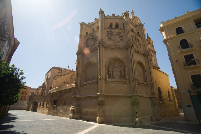 Один из фасадов собора Автономная область Мурсия, Испания