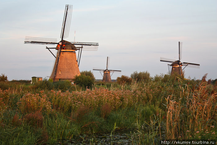 Незабываемые дороги Голландии: Kinderdijk Киндердейк, Нидерланды