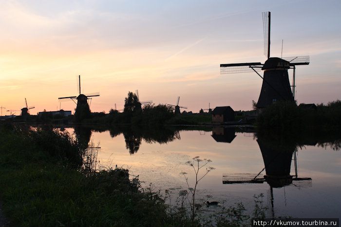 Незабываемые дороги Голландии: Kinderdijk Киндердейк, Нидерланды