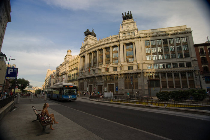 Calle De Alcalla — одна из красивейших улиц в Мадриде Мадрид, Испания