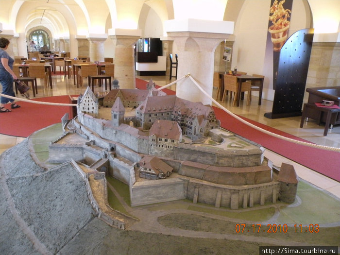 Это макет крепости. Земля Бавария, Германия
