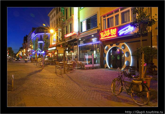 Знакомство с ночным городом Антверпен, Бельгия