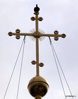 Голубь на кресте купола Софийского собора