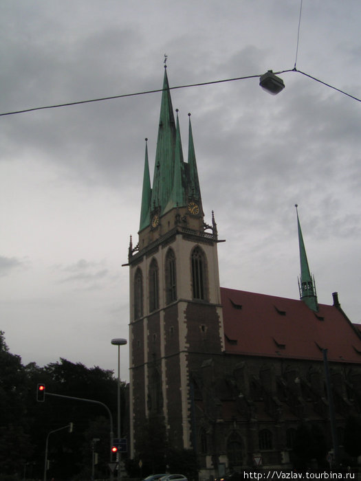 Внешний вид церкви Ульм, Германия