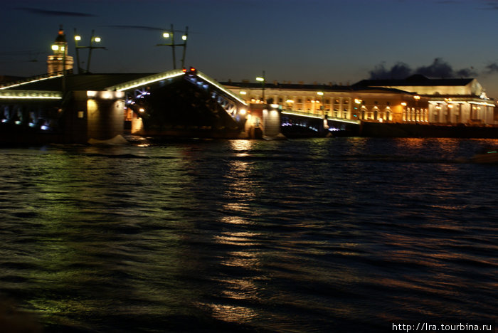 Разводка мостов... Санкт-Петербург, Россия