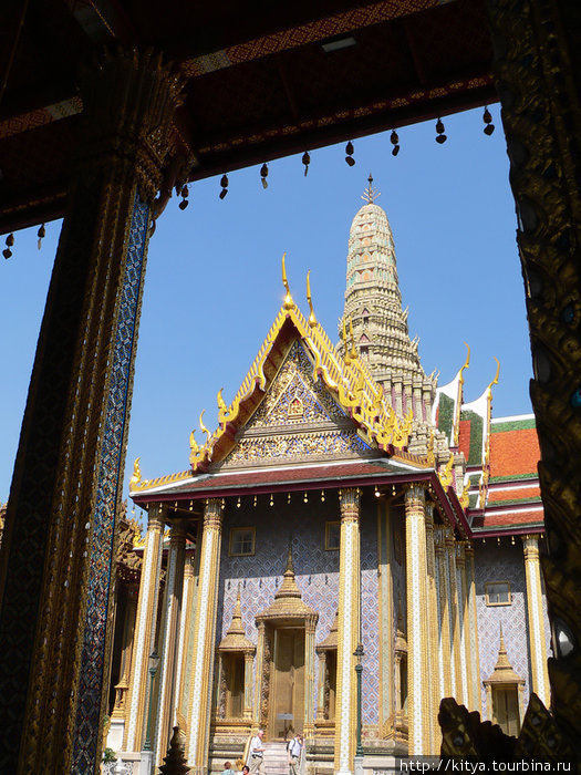 Большой дворец в солнечный день Бангкок, Таиланд